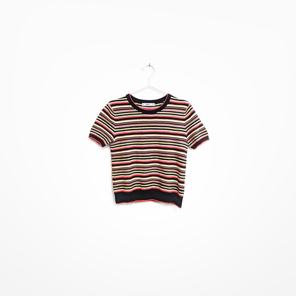 Zara Multicolored Knit Tee